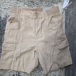Soft Surroundings Beige Cargo Shorts